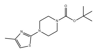 1-Piperazinecarboxylic acid, 4-(4-methyl-2-thiazolyl)-, 1,1-dimethylethyl ester