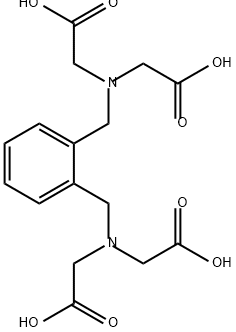 Glycine, N,N'-[1,2-phenylenebis(methylene)]bis[N-(carboxymethyl)- Struktur