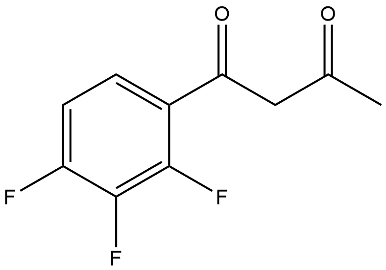 1-(2,3,4-Trifluorophenyl)-1,3-butanedione Structure