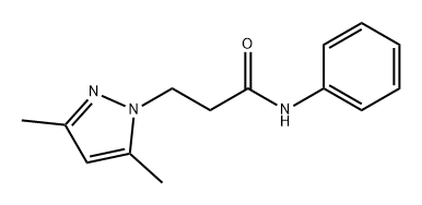 1H-Pyrazole-1-propanamide, 3,5-dimethyl-N-phenyl-|WAY-329729
