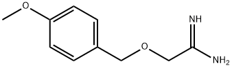 2-[(4-methoxyphenyl)methoxy]ethanimidamide Struktur