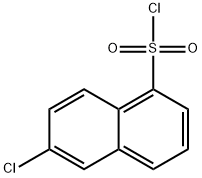 1-Naphthalenesulfonyl chloride, 6-chloro- Struktur
