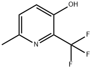 3-Hydroxy-6-methyl-2-(trifluoromethyl)pyridine 化学構造式