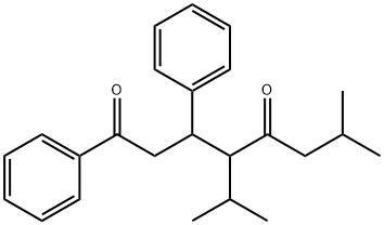 1,5-Octanedione, 7-methyl-4-(1-methylethyl)-1,3-diphenyl- Structure