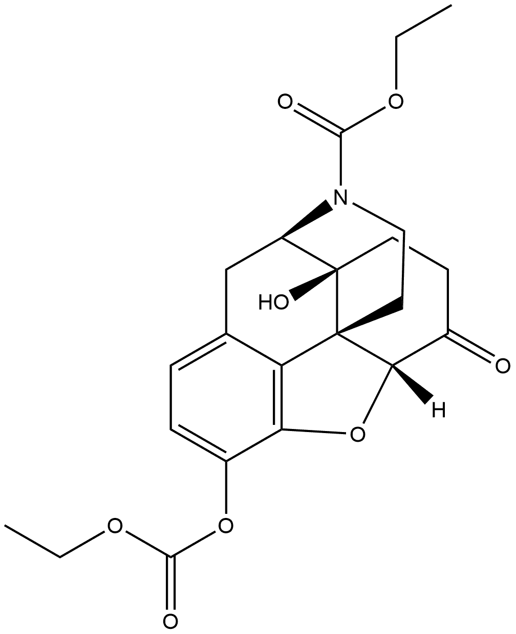 Morphinan-17-carboxylic acid, 4,5-epoxy-3-[(ethoxycarbonyl)oxy]-14-hydroxy-6-oxo-, ethyl ester, (5α)-|纳曲酮杂质23