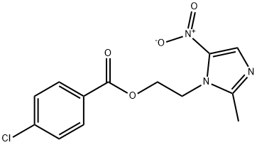 Benzoic acid, 4-chloro-, 2-(2-methyl-5-nitro-1H-imidazol-1-yl)ethyl ester|消旋卡多曲杂质1