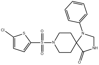 ATP SYNTHASE INHIBITOR 1, 1023043-30-2, 结构式