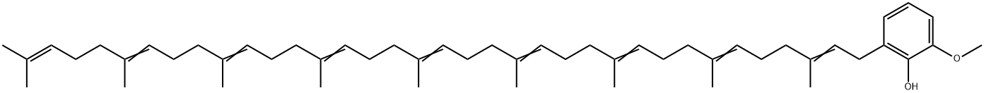 2-Methoxy-6-(3,7,11,15,19,23,27,31,35-nonamethyl-2,6,10,14,18,22,26,30,34-hexatriacontanonenyl)phenol,10232-06-1,结构式