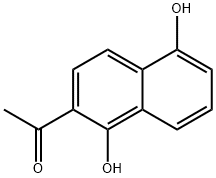 Ethanone, 1-(1,5-dihydroxy-2-naphthalenyl)- Structure