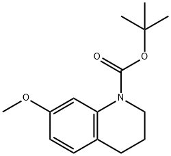 tert-Butyl 7-methoxy-3,4-dihydroquinoline-1(2H)-carboxylate Struktur