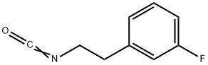 Benzene, 1-fluoro-3-(2-isocyanatoethyl)- Structure