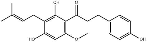 二氢黄腐酚, 102448-00-0, 结构式