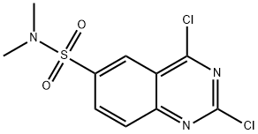 2,4-Dichloro-N,N-dimethyl-6-quinazolinesulfonamide Structure