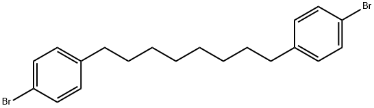 Benzene, 1,1'-(1,8-octanediyl)bis[4-bromo- Structure