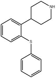 Piperidine, 4-[2-(phenylthio)phenyl]-, 1025895-66-2, 结构式