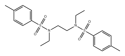 N,N'-二乙基-N,N'-乙二基双对甲苯磺酰胺,102600-38-4,结构式