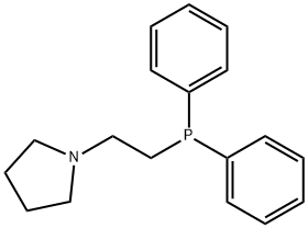 Pyrrolidine, 1-[2-(diphenylphosphino)ethyl]- Struktur