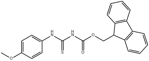 Carbamic acid, N-[[(4-methoxyphenyl)amino]thioxomethyl]-, 9H-fluoren-9-ylmethyl ester