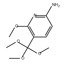 2-Pyridinamine, 6-methoxy-5-(trimethoxymethyl)-