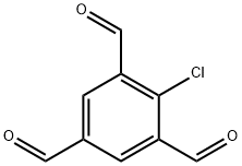 1,3,5-Benzenetricarboxaldehyde, 2-chloro-,102626-20-0,结构式