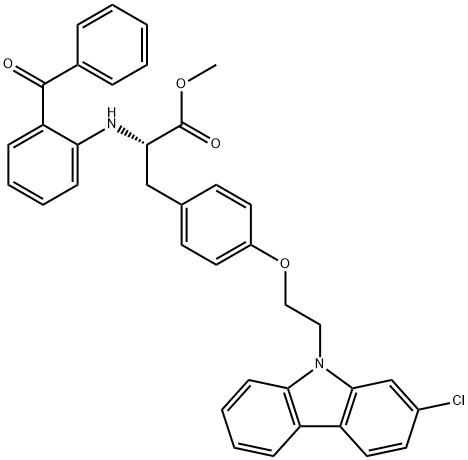 N-(2-Benzoylphenyl)-O-[2-(2-chloro-9H-carbazol-9-yl)ethyl]-L-tyrosine methyl ester|西格列他杂质17