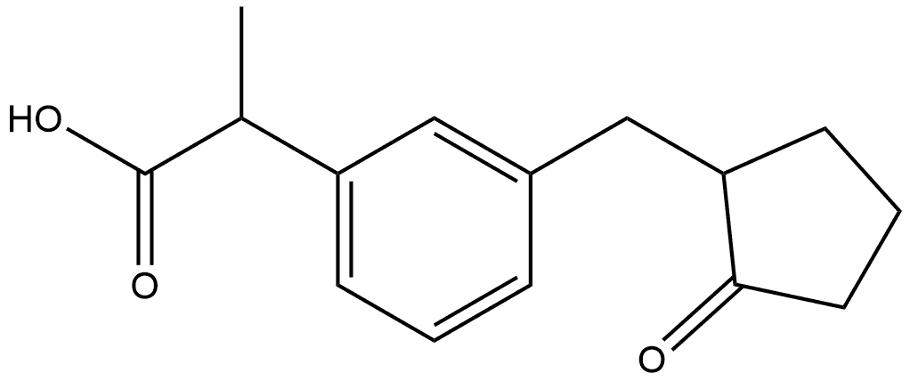 间洛索洛芬 结构式