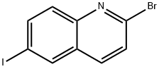 Quinoline, 2-bromo-6-iodo- Struktur