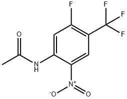 Acetamide, N-[5-fluoro-2-nitro-4-(trifluoromethyl)phenyl]- Structure