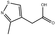 2-(3-甲基异噻唑-4-基)乙酸,10284-36-3,结构式