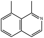 Isoquinoline, 1,8-dimethyl- 化学構造式