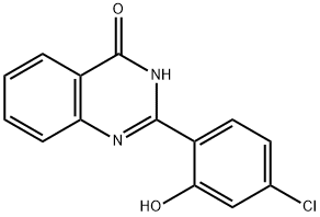 4(3H)-Quinazolinone, 2-(4-chloro-2-hydroxyphenyl)- Structure