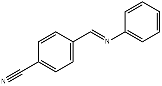 Benzonitrile, 4-[(E)-(phenylimino)methyl]- 结构式