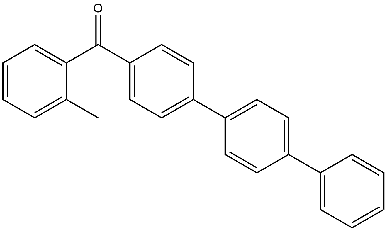 Benzophenone, 4'-(4-biphenylyl)-2-methyl- Structure