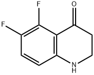 4(1H)-Quinolinone, 5,6-difluoro-2,3-dihydro- 化学構造式