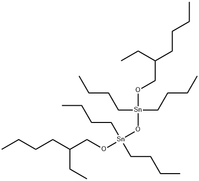 Distannoxane, 1,1,3,3-tetrabutyl-1,3-bis[(2-ethylhexyl)oxy]- 结构式