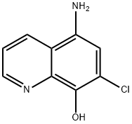 5-Amino-7-chloroquinolin-8-ol Struktur