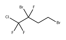 Butane, 2,4-dibromo-1-chloro-1,1,2-trifluoro- 化学構造式