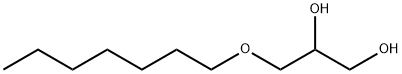 1,2-Propanediol, 3-(heptyloxy)- 结构式