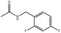 Acetamide, N-[(2,4-difluorophenyl)methyl]- Structure