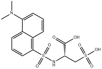 Alanine, N-[[5-(dimethylamino)-1-naphthalenyl]sulfonyl]-3-sulfo- Struktur