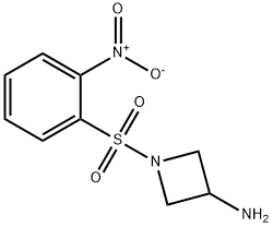 3-Azetidinamine, 1-[(2-nitrophenyl)sulfonyl]- Structure