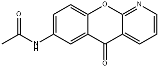 Acetamide, N-(5-oxo-5H-[1]benzopyrano[2,3-b]pyridin-7-yl)- Structure