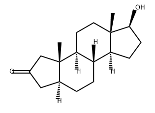 Dicyclopenta[a,f]naphthalen-2(1H)-one, tetradecahydro-6-hydroxy-3a,5a-dimethyl-, (3aS,3bS,5aS,6S,8aS,8bR,10aS)- Structure