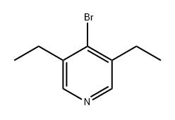 Pyridine, 4-bromo-3,5-diethyl- 化学構造式