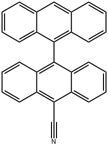 10-シアノ-9,9′-ビアントラセン 化学構造式