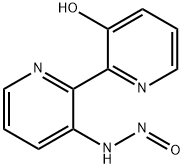 [2,2'-Bipyridin]-3-ol, 3'-(nitrosoamino)- Structure