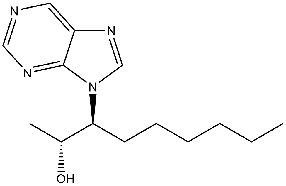 3-(9H-Purin-9-yl)nonan-2-ol 结构式