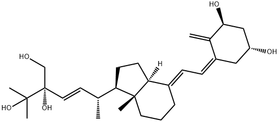 1,24,25,28-tetrahydroxyergocalciferol Struktur