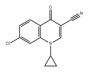 3-Quinolinecarbonitrile, 7-chloro-1-cyclopropyl-1,4-dihydro-4-oxo-