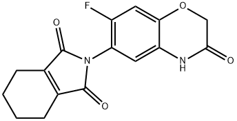 103360-96-9 1H-Isoindole-1,3(2H)-dione, 2-(7-fluoro-3,4-dihydro-3-oxo-2H-1,4-benzoxazin-6-yl)-4,5,6,7-tetrahydro-